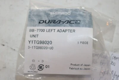 Shimano Dura Ace BB-7700 Bottom Bracket Left Adapter / Bearings Italian 36x24 - Image 1 of 2