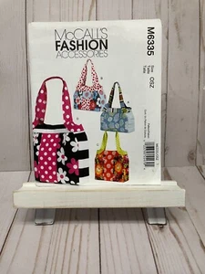 Borsa a mano modello da cucito McCall's 6335 foderata 4 stili tasche borsa a scatto NUOVA - Foto 1 di 2