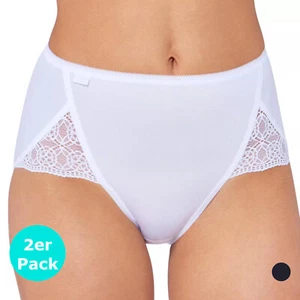 Sloggi Pure Sense Luxe Maxi Slip C2P - Doppelpack - Weiss / Schwarz - Bild 1 von 6