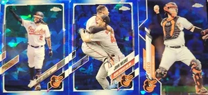 MLB - Freddy Galvis US292, John Means US169 & Chance Sisco #187 - 2021 - Topps - Picture 1 of 2