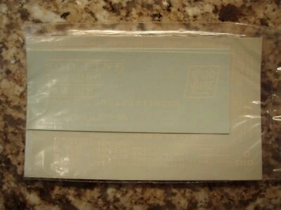 Soo Line Box Car White HO-scale Decals Walthers 66-10 66100 - Image 1 of 2