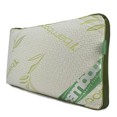 Luxury Bamboo Baffle Box Memory Foam Pillow, Size 40 x 70 x 6 cms - Image 1 of 4