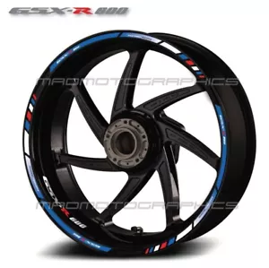 GSX-R 600 decalcomania ruota moto 14 cerchi adesivi laminati per suzuki gsxR 600 - Foto 1 di 2