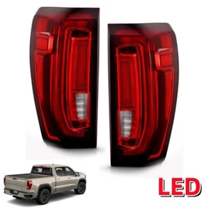 Pair Rear Brake Stop Lamps LED Tail Lights For GMC Sierra 2019-2023 Left+Right - Imagen 1 de 15