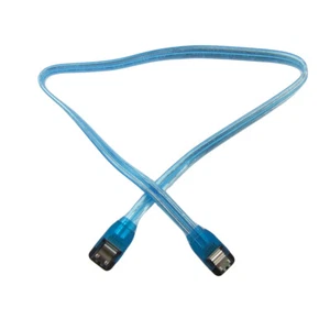 SATA II Cable 18 inch with Metal Latch in UV BLUE - Picture 1 of 1