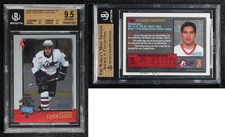 1998-99 Bowman Chrome CHL Jonathan Cheechoo #142 BGS 9.5 GEM MINT