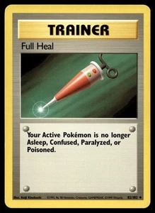 Full Heal 082/102 Pokemon Base Set Unlimited Non Holo (MP) - Picture 1 of 2
