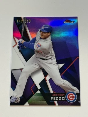 2018 Topps Finest - Anthony Rizzo #37 Purple Refractor /250 - Image 1 of 4