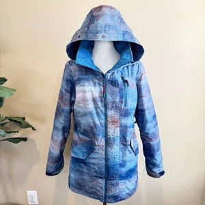 Burton Damen M Hazel Snowboardjacke Jaded Sedona Kapuze wasserdicht isoliert - Bild 1 von 18