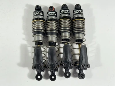 4x 108mm Used Pro-Line PowerStroke Shocks for 1/10 ARRMA LOSI Trucks - Black - Image 1 of 4