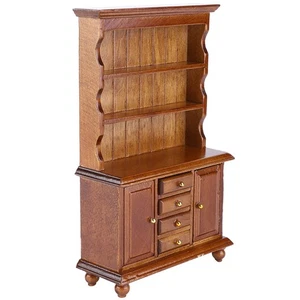 ︶1:12 Miniature Doll House Bookshelf Accessory Bookcase Furniture Toy - Picture 1 of 7