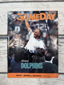 VTG Tampa Bay Buccaneers Vs Miami Dolphins 1994 Gameday NFL Football Program - Picture 1 of 3