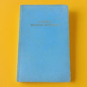1948 Florida Masonic Monitor 8th Edition Grand Lodge Vintage Freemasonry AFAM - Picture 1 of 10
