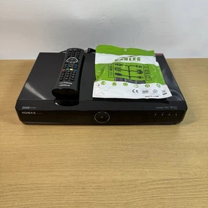 Humax HDR-FOX T2 Twin Tuner HD 1TB Recorder Genuine Remote & New HDMi Cable - Picture 1 of 16