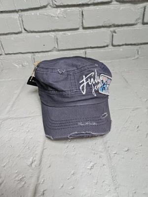 Fubu Jeans RhinoX Group Y2K Style Distressed Embroidered Military Hat One Size - Image 1 of 4