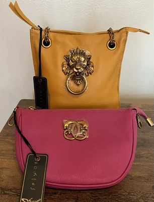 Sherif Lions Gate Mustard Bag & Pink Double Panther Snake Very Rare New! Read!!! - Image 1 of 4