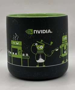 Nvidia Swag Git Shop Coffee Cup / Mug 3.5” X 3.5”Excellent Condition - Picture 1 of 8