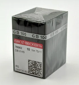 Groz Beckert DBXK5 (75/11) Industrienähmaschine Nähmaschine Nadel 100 Stück - Bild 1 von 2