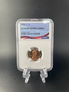 2006 S LINCOLN MEMORIAL CENT NGC PF 70 RD ULTRA CAMEO - Picture 1 of 2
