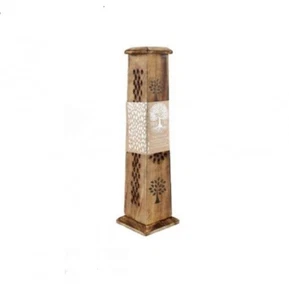 Torre di Incenso/Profumo in Legno - Albero della Vita - 30 cm - Foto 1 di 1