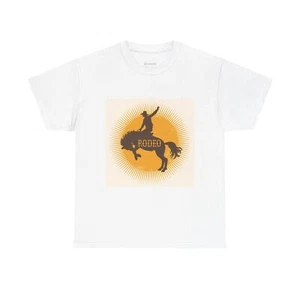 Kopie von Rodeo Cowboy Unisex schwere Baumwolle T-Shirt-All American Style - Bild 1 von 9
