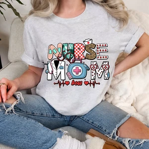 Nurse Mama Shirt, Mother's Day Gift for Nurse Moms, Nurse Mom Shirt, Mama Gift - Picture 1 of 10