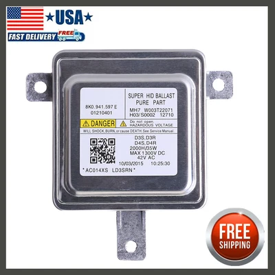 Unidad de control de luz HID de lastre de xenón módulo de computadora 8K0.941.597 E para Audi VW Foto 1 de 4