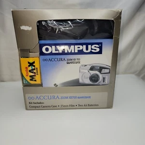 Kit de cámara Olympus Superzoom 105R cuarzo fecha 35 mm sin probar  - Imagen 1 de 11