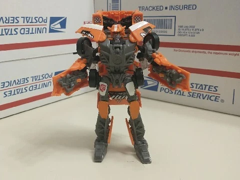 Transformers DOTM Track Battle Roadbuster 88 amp dale earnhardt jr Orange Cover