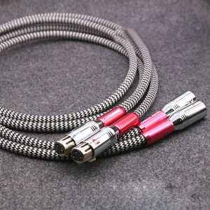 A10 Silver Plated XLR Cable Audio XLR Balanced Interconnect Cable-High Quality - Bild 1 von 6
