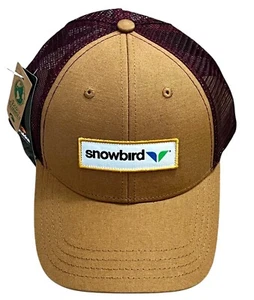 Snowbird Ski Resort Hat Cap Trucker Snapback Outdoor Snowboard Ski New w/ Tags - Picture 1 of 3