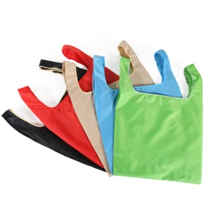 Reusable Tote Bags Foldable Grocery Bags Foldable Shopping Bag Grocery Tote Bags - Picture 1 of 12