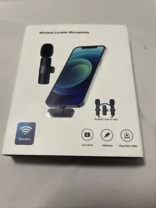 Paquete de 2 micrófonos inalámbricos de solapa Lavalier conexión Lightning para iPhone - Imagen 1 de 2