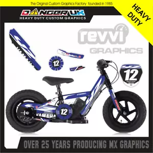 REVVI 12 INCH KIDS ELECTRIC BALANCE BIKE GRAPHICS DECALS STICKERS - Picture 1 of 1