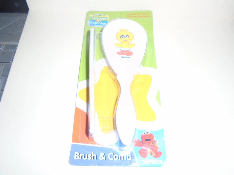 Nuevo cepillo y peine sellado Sesame Street Baby Big Bird Sesame Beginnings Foto 1 de 1
