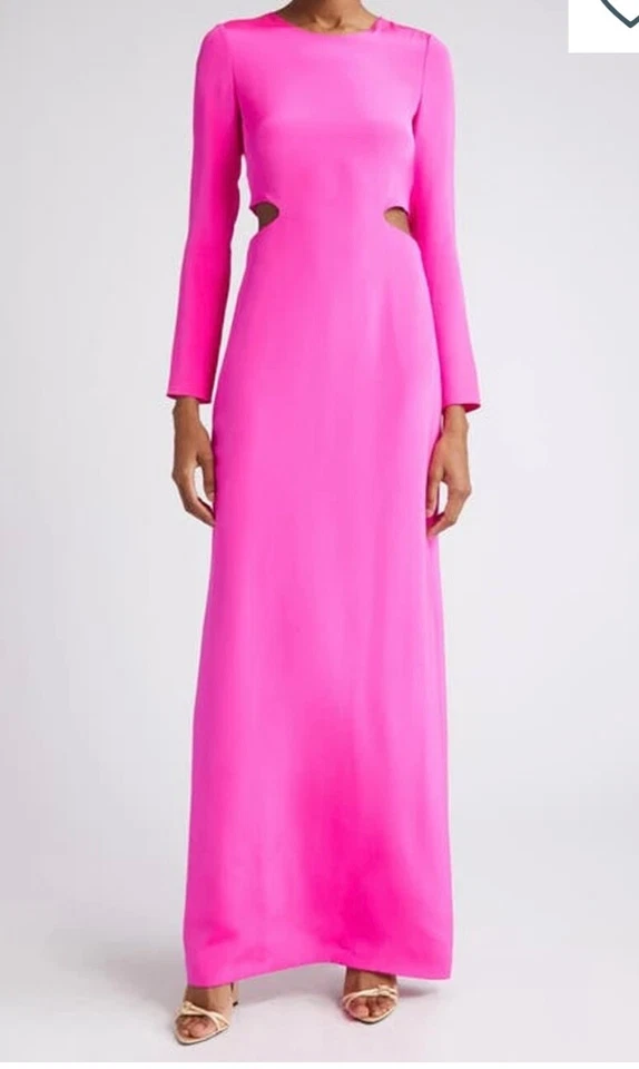 Vestido rosa intenso Adam Lippes, talla 4 Foto 1 de 1