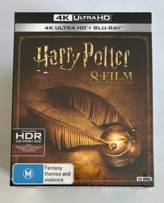 Harry Potter - The Complete Collection 8 MOVIE :4K UHD Ultra HD Blu-Ray Region B - Image 1 of 4