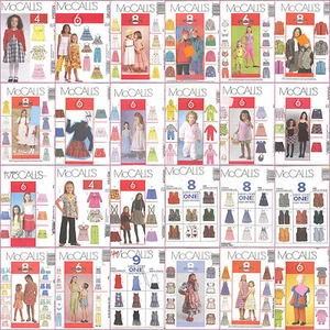 OOP McCalls Sewing Pattern Girls Childs 4 6 8 or 9 Great Looks You Pick - Picture 1 of 29