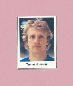 1985-86 Swedish Buster Triss I Ess #51 Tomas Jonsson New York Islanders