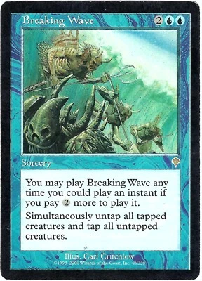 (2X) Breaking Wave Invasion Rare – MTG Magic the Gathering Card - Image 1 of 4
