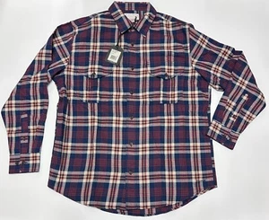 Filson 20248746 MD leichtes Alaskan Guide Hemd blau rot weiß kariert Neu mit Etikett - Bild 1 von 2
