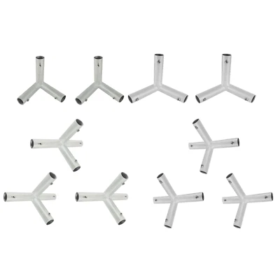 SIMOND STORE CANOPY FITTINGS KIT FOR 10’X40’ FRAME SLANT ROOF CARPORT TENT SHADE GREENHOUSE