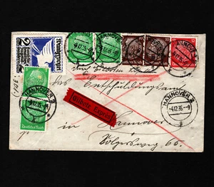 OPC 1935 Germany Hanover Express Wandervogel Youth Group Poster Stamp - Picture 1 of 2