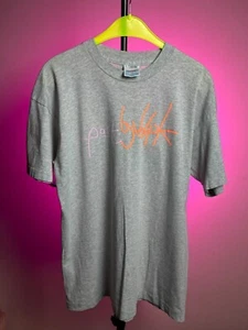 Björk "Post" 1995 Vintage World Tour T-Shirt Handwritten Logo Rare Screen Stars - Picture 1 of 7