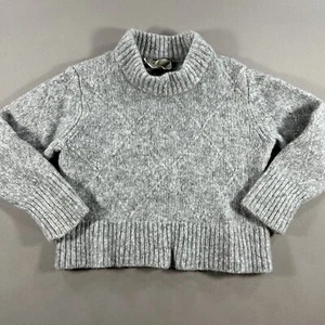 Suéter Everlane Cocoon Crew Mezcla Lana Recortado Gris Para Mujer XS - Imagen 1 de 6