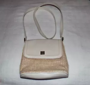Liz Claiborne goldbeige hellbraun taupe braune Umhängetasche Schultertasche - Bild 1 von 14