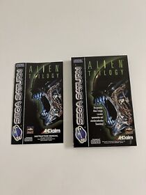 Alien Trilogy - Sega Saturn Spiel - OVP und Anleitung PAL Komplett !