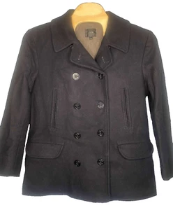 J.Crew Dock Pavone Uomo con Lana Thinsulate Nautica Grigio Scuro Taglia Large - Foto 1 di 13