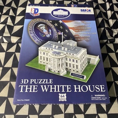 The White House 3D Puzzle, 64 Pcs - Image 1 of 4
