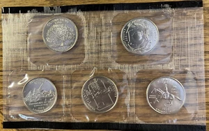 1999 D Statehood Washington Quarter Set - 5 Coins in Mint Cello - Free Shipping - Picture 1 of 2